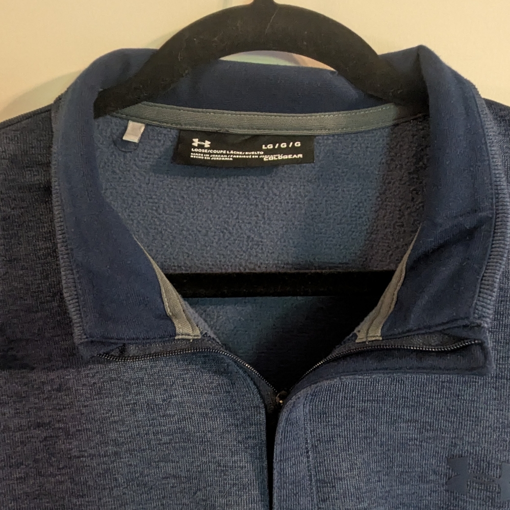 Under Armour Blue Quarter-Zip Pullover